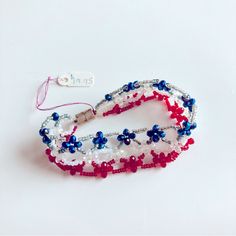 Handmade Beaded Red White And Blue Bracelet With Magnetic Closure, 7.5” Diameter Leave A Comment If You Have Any Questions Red Round Beads Bracelets For 4th Of July, Red Beaded Bracelets For 4th Of July, Patriotic Colorful Beads Bracelet For Gift, Beaded Bracelet For 4th Of July, Patriotic Beaded Bracelets With Colorful Beads As Gift, Patriotic Red Beaded Bracelets With Round Beads, Multicolor Beaded Bracelets For 4th Of July, Patriotic Red Beaded Bracelet With Round Beads, Multicolor Round Beads Bracelet For 4th Of July