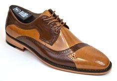 Men's Dress Shoes Oxfords By STACY ADAMS : Modified Cap Toe Oxford Tan/Cognac 2-Tone Lace Up Buffalo Leather Upper Leather Lining Non Leather Outsole Medium (D) Width Fully Cushioned Insole With Memory Foam For Extra Comfort Approx. 1 Inch Heel Accessories Banded Collar Shirts Bow Ties Casual Shoes Clergy Robes Clergy Shirts Dress Belts Dress Boots Dress Shirts Dress Shoes Dress Socks Dress/Casual Sandal Hats Men's Suits Other Over Coat Sport Coat Tuxedo Tuxedo Shoes Two Piece Outfits Men's Dres Clergy Robes, Dress Belts, Tuxedo Shoes, Banded Collar Shirts, Derby Shoe, Men's Dress Shoes, Boots Dress, Heel Accessories, Dress Boots