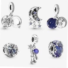 New Pandora Galaxy Collection S925 ALE Astronaut Diy, Wedding Packaging, Glamorous Jewelry, Bracelet Charms