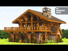 a very nice looking house made out of wood