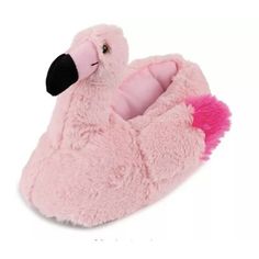 Lazy Paw Flamingo Slip On House Slipper Pink Size M. Lazy Paws Adult-Sized Flamingo Slippers (Size Medium Only) polyester Medium Fits Kid's Sizes: 7 - 13 Medium Fits Women's Sizes: 5.5 - 9 Medium Fits Men's Sizes: 5 - 8 Product description These cute slippers may be worn by men, women or children. How about these flamingo slippers? aren't they adorable? These warm & funny slippers are bound to generate a home filled with much happiness & laughter. Won't you try our cute slippers for every member of your family? How about the Bulldog slipper for dad or perhaps the Panda slipper or everyone's favorite like the Moose slipper? Mom would love the Bunny slipper and/or the lamb slipper. Our Lazy Paws animal make a perfect gift... Enjoy! Bring Slippers to Life with Lazy Paws the Premiere Brand of Moose Slippers, Panda Slippers, Funny Slippers, Cotton House, Bunny Slippers, Animal Slippers, Cute Slippers, Winter Slippers, Fashion Slippers