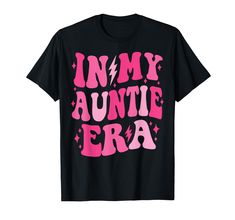 PRICES MAY VARY. In my auntie era shirt for Aunt, best auntie in my mama era shirt Birthday Gift For Aunt. In My Auntie Era, In My Aunt, Aunt Baby Announcement for Aunt Mother's Day. It's a great gifts idea for aunt from nieces. Cute gift shirt for the best Auntie ever from her niece, nephew. Perfect In My Aunt Era Groovy Retro Lover Auntie design gifts from aunt, auntie. If your nieces nephews think you're the coolest auntie, get this funny tshirt for aunt show it to family. Lightweight, Classi Aunt Baby Announcement, Best Aunt Ever Shirt, Auntie Established Shirt, In My Auntie Era Shirt, Birthday Gift For Aunt, I Love My Aunt Shirt Desgins, Auntie Era Sweatshirt, Aunt Baby, Auntie Era