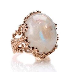 Rose Gold Rainbow Moonstone Ring | Catherine Angiel – Catherine Angiel Moonstone Rings Vintage, Rose Gold Moonstone Ring, Nyc Engagement Rings, Gold Moonstone Ring, Hello Kitty Jewelry, Diamond Rings Design, Dragon Egg, Rainbow Moonstone Ring, Discount Jewelry