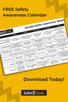 Patient Safety Awareness Week Ideas, Safety Week Ideas For Work, Workplace Safety Activities, Newsletter Content Ideas, Newsletter Content, Safety Games, Safety Talk, Safety Topics, Safety Plan