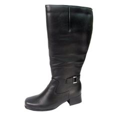 PEERAGE Becca women's extra wide width genuine nappa leather 16 inch knee high riding boots suitable for work and casual everyday. This ladies 1.5 inch low heel and 16 inch shaft circumference has an interior fleece lining for all day comfort and warmth and overall, brings a classic elegant appearance that is both comfortable and fashionable for professional work environments and casual events like dinner or party. **ATTENTION SHOPPERS** Find a large selection of Wide Width styles at our officia Leather Wide Calf Knee-length Boots, Black Leather Knee-length Boots, Classic Black Knee-length Boots, Classic Wide Calf Leather Mid-calf Boots, Classic Leather Mid-calf Boots With Wide Calf, Leather Knee High Boots, Wide Width Shoes, Stylish Boots, Knee High Leather Boots