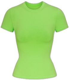 Ribbed Shorts, Cotton Logo, Personal Marketing, Neon Green, Jersey T Shirt, Stretch Cotton, Design Details, Neck T Shirt, Lounge Wear