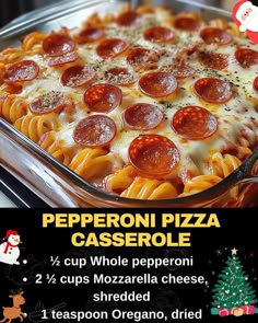 Pepperoni Pizza Casserole Supper Casseroles, Pepperoni Pizza Casserole Recipe, Hamburger Potato Soup, Pepperoni Pizza Casserole, Pizza Casserole Recipe, Pizza Pasta Casserole, Baked Meatloaf, Pizza Pasta Bake, Pepperoni Recipes