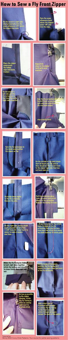 the instructions for how to sew a shirt