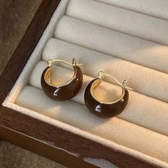 48791717904672 Trendy Brown Hoop Earrings For Everyday, Trendy Brown Hoop Earrings, Trendy Small Hoop Brown Earrings, Trendy Brown Hoop Jewelry, Brown Metal Hoop Earrings, Elegant Small Hoop Brown Earrings, Elegant Small Brown Hoop Earrings, Simple Hoop Earrings, Buckles Fashion