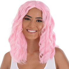 Pink Body Wave Wig Pink Body Wave Wig, Vibrant Style, Pink Body, Wave Wig, Body Wave Wig, Pink Parties, Costume Wigs, Chic Pink, Wig Cap