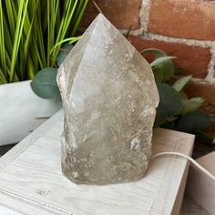 Smoky Quartz Polished Point Lamp - Natural Stone with bulb and cord Self Care Room, Quartz Lamp, Deep Brown, Unique Lamps, Quartz Points, Smoky Quartz, Quartz Crystal, Natural Stones, Stone