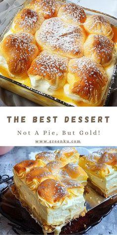 the best dessert is not a pie, but gold