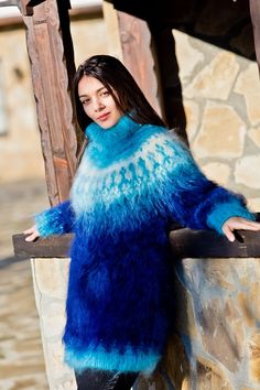 Icelandic sweater, Hand Knit Mohair sweater,T- neck pullover,Norwegian Sweater,Fair Isle Pull,Nordic Blue Mohair Knitted Sweater, Blue Hand-knitted Mohair Sweater, Blue Hand Knitted Mohair Sweater, Blue Alpaca Long Sleeve Sweater, Blue Long Sleeve Alpaca Sweater, Mohair Long Sleeve Sweater For Cold Weather, Long Sleeve Mohair Sweater For Cold Weather, Blue Hand-knitted Winter Outerwear, Blue Hand Knitted Winter Outerwear