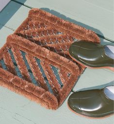 Coir Boot Brush Black Jack Boots, Boot Brush, Boot Tray, Lee Valley Tools, Garden Clogs, Lee Valley, Shoe Brushes, Rubber Boot, Small Garden Design