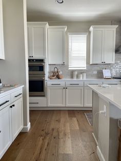 the kitchen is clean and ready for us to use in its new owner's home