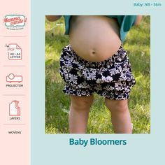 the baby bloomers are designed to be very comfortable