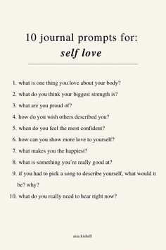 Journal Prompts For Self Love, Prompts For Self Love, Gratitude Journal Prompts