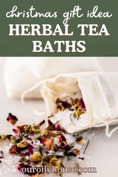 christmas gift idea for the herb tea bath is an easy way to make it smell and smell