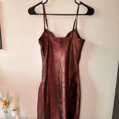 La Hearts Satin Bustier Mini Dress Brand New, Never Worn, Such Pretty Material And Details, Perfect For Girls Night Out! Brown Silk Mini Dress, Brown Satin Mini Dress, Brown Fitted Mini Length Slip Dress, Brown V-neck Mini Dress For Date Night, Fitted Brown Mini Slip Dress, Brown V-neck Mini Dress For Party, Elegant Brown V-neck Mini Dress, Satin Bustier, Heart Dress