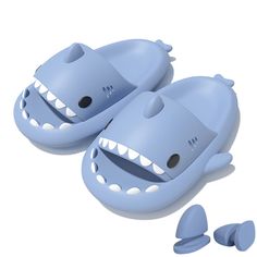 PRICES MAY VARY. 🦈Cloudy Shark Slides - These open toe shark sandals are made of high-elastic premium EVA material,lightweight,durable and breathable,and have good cushioning and elasticity.Can be put on and taken off easily,reducing the burden on your feet. 🦈Anti-Slip & Quick Dry - These bathroom slippers are designed with a anti-skid at the bottom,and the sole texture increases the friction with the ground,preventing your feet from slipping.Shark slides can be restored clean by gently wiping Shark Slides Shoes, Red Shark Slides, Shark Cushion Slides, Shark Sandals, Blue Shark Slides, Shark Mouth Open, Shark Accessories, Shark Clothes, Shark Slides