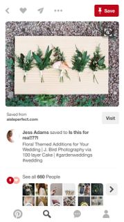 an instagram page with photos and text on the bottom right corner, which is filled with green leaves