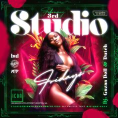 the cover for studio magazine featuring an image of a woman