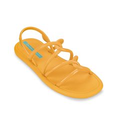 Ipanema-Meu Sol Sandal Add to your summery wardrobe with the Ipanema Meu Sol sandal. This pair elevates the mood with textural detailing, while the classic look ensures styling versatility. Umbrella Shop, Free Tote, Blue Sandals, The Mood, Classic Looks, Blue Yellow, Open Toe, Customer Service, Slip On