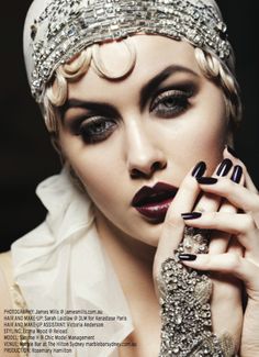 20s Makeup, Paris Hair, Passion Photography, High Fashion Makeup, Marble Bar, Flapper Costume