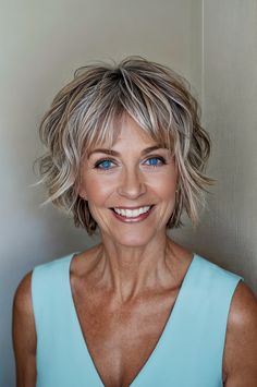 Amplify your hair's volume with these 19 short haircuts, perfect for women over 50 with fine hair seeking noticeable lift and texture. Short Layered Bob With Bangs Over 50, Short Layered Haircuts Straight Hair, Volumizing Haircuts For Fine Hair, Short Haircuts For Women Over 50, Layered Haircuts Straight Hair, Layered Haircuts Straight, Best Short Haircuts For Women, Fine Hair Bangs, Short Fine Hair