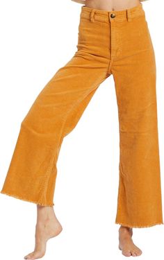 Billabong Free Fall High Waist Wide Leg Corduroy Pants | Nordstrom Wide Leg Corduroy Pants, Dressy Dresses, Leg Stretching, Corduroy Pants, Pants Outfit, Billabong, Bell Bottoms, Stretch Cotton, Bell Bottom Jeans