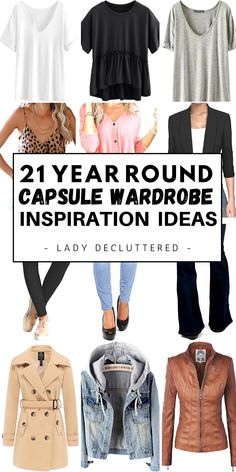 Year Round Capsule Wardrobe, Build Your Own Wardrobe, Capsule Wardrobe Ideas, Collection Ideas, Capsule Wardrobe Work