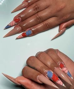 Nails Aesthetics, Fresh Nails, Bed Of Nails, Hot Nail Designs, Classy Acrylic