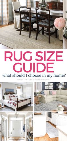 the rug size guide for what should i choose in my home? and how to use it