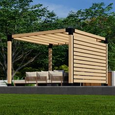 5066 - Mini Pergola Diy Pergola Kits, Wall Mounted Pergola, Free Standing Pergola, Privacy Wall, Wood Lumber, Concrete Footings, Pergola Attached To House, Wood Pergola, Garden Arches