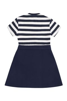 Striped motif100% cottonComposition: 100% % Cotton Navy Cotton Casual Dress, Navy Fitted Cotton Dress, Fitted Navy Cotton Dresses, Versace Fashion, Kenzo Kids, Boutique Stores, Stella Mccartney Kids, Luxury Shop, Luxury Boutique