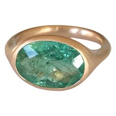 Dalben design 18k rose gold satin finishing ring with a 4,7 carat bezel-set oval faceted cut light green Tourmaline. Ring size 7 1/4 USA - EU 55 re-sizable to most finger sizes. Bezel stone dimensions : height 11,3 mm width 15 mm The ring has been designed and handcrafted in our atelier in Como Italy with a rigorous quality workmanship . Brown Diamond Ring, Yellow Gold Cocktail Ring, Green Tourmaline Ring, Ring Rosegold, Green Ring, Diamond Fashion Rings, Gold Cocktail Ring, Silver Jewelry Design, Diamond Cocktail Rings