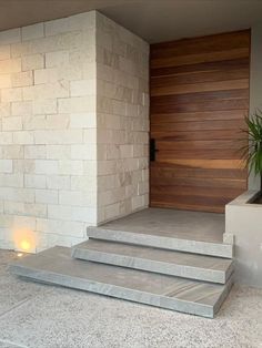 #fachada #acceso #puertaprincipal #diseñoprincipal#accesominimalista Pantry Door Ideas, House Front Door Design, Modern Entrance Door, Cladding Design, Kitchen Transformation, Minimal House Design, Architectural Projects, Home Entrance Decor