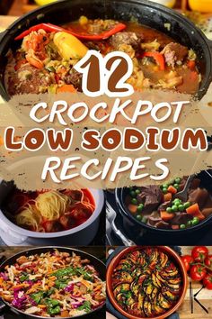 Crockpot Low Sodium, Heart Healthy Diet Recipes, Low Sodium Recipes Heart, Low Sodium Soup, Salt Free Recipes, Heart Healthy Recipes Low Sodium, Low Salt Recipes, Dash Diet Recipes, Low Sodium Diet