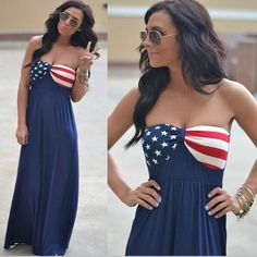 July Motivation, Americana Dress, July Outfits, Apricot Lane, Long Beach Dress, Garden Dress, 4th Of July Outfits, Beach Maxi Dress, Printed Long Dresses