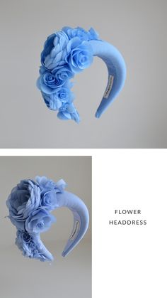 ◆ Dusty blue wedding guest headband hat. Floral headpiece for wedding inspired by Kate Middleton. Baby blue fascinator hat for women is hand made and hand stitched.◆ Padded halo headband has been covered in dusty blue fabric. Halo crown headpiece has been trimmed with flowers and leaves covering the right ear side. Modern and elegant flower crown for adult will instantly elevate any outfit.◆ The facinator headband is unique work. One size Dusty Blue Fabric, Headpiece For Wedding, Floral Headdress, Crown Headpiece, Headband Hat, Blue Fascinator, Pearl Bridal Headband, Dusty Blue Wedding, Halo Crown