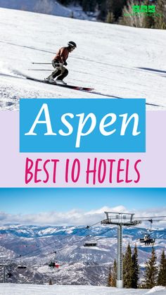 Best 10 Aspen Hotels Colorado Hotels, Aspen Skiing, Aspen Hotel, Aspen Ski, Aspen Snowmass, Snow Trip