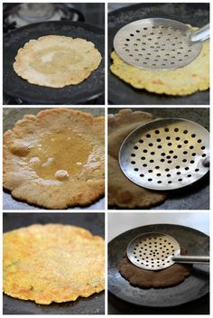 the process of making an omelet with various stages of cooking and using it