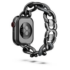 Keep time in style with this striking strap crafted for compatibility with Apple Watch®. The eye-catching design features a chain of stainless steel links, with every second link adorned in clear crystals. Style with your Swarovski jewelry. This strap suits Apple Watches® sized 40mm or 41mm, including Series 4 - 9 and SE. Apple Watch® is a trademark of Apple Inc. This product is delivered with a standard size bracelet and two additional links, enabling it to be made longer or shorter with the he Apple Watch Sizes, Apple Watches, Cotton Gloves, Apple Inc, Clear Crystals, Swarovski Jewelry, Premium Brands, Branded Bags, Clear Crystal