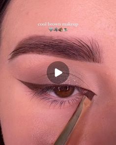 Cool Tone Makeup, Tone Makeup, Instagram Cool, Eyeshadow Tutorial, Instagram Growth, Cut Crease, Makeup Videos, 1 Or 2, Cool Tones