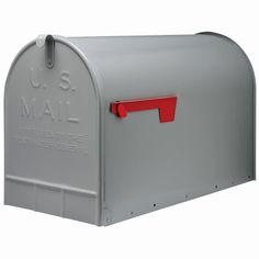 Hardware store usa |  GRY T3 Rural Mailbox | ST2000AM | SOLAR GROUP Rural Mailbox, Mounted Mailbox, Shelving Systems, Steel Grey, Galvanized Steel, Powder Coating, Display Shelves, Mailbox, How To Be Outgoing