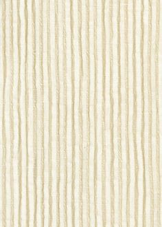 a beige and white striped wallpaper with vertical stripes