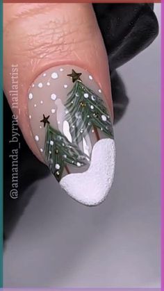 Floral Nail Art Tutorial 

 #nailtutorial #nailvideo #nails #nails💅 #nail #nailsoftiktok #NailArt #nailsart #naildesigns #usa #momsoftiktok #manicure Xmas Nails Pink, Christmas Glitter Nails, Classy Nail Art Ideas, Nail Art Noel, Christmas Tree Nails, Thanksgiving Nail Art, Nails Sparkle, Festive Nail Art