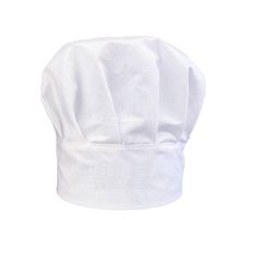 a white chef's hat on a white background