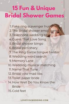 the ultimate bridal shower game for brides and grooms to play on their wedding day