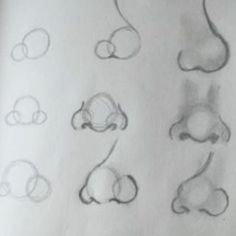 a drawing of various shapes and sizes of feet